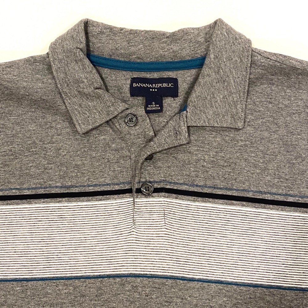 Banana Republic Small Gray Men’s Polo Shirt